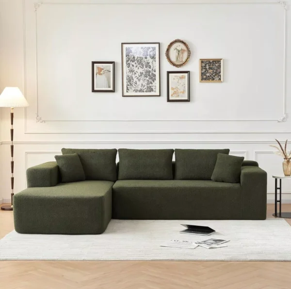  L-Shaped Sectional Sofa | US-Made | VAT-Included